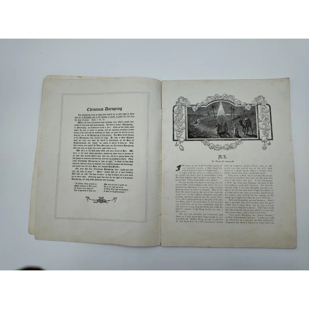 1919 YULE TIDE BOOK Christmas ANTQ Yuletide Collectable Paperbook B58.1GU2006